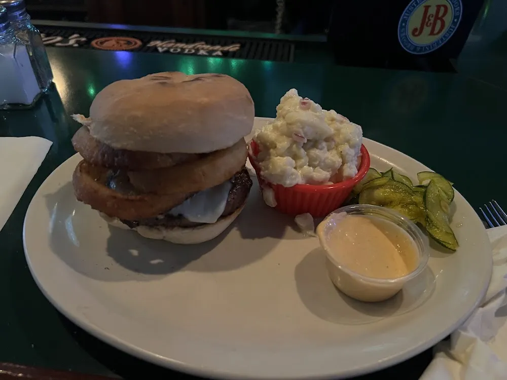 Barnaby Burger with Potato Salad
